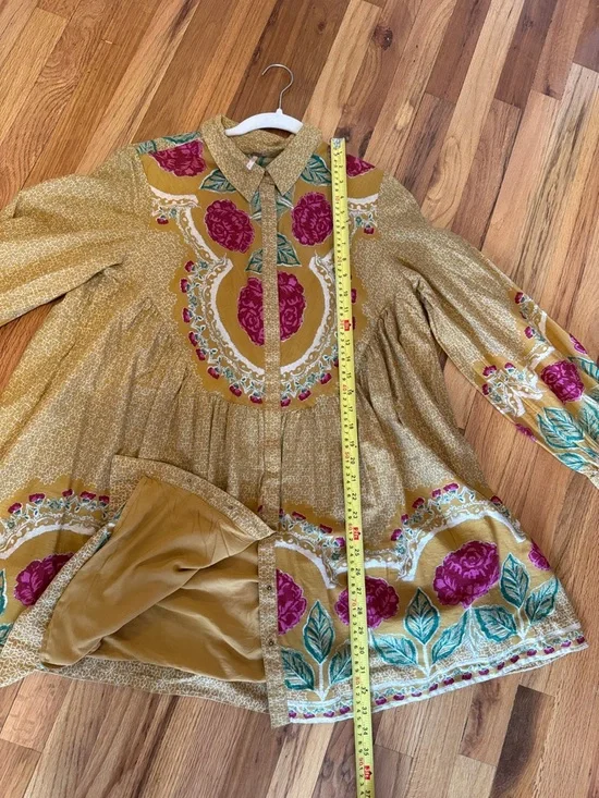 Free People Smell the Roses Dress Floral size medium - Picture 9 of 14